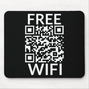 Funny Scan Free Wifi Trump tanzt Prank Qr Präsiden Mousepad