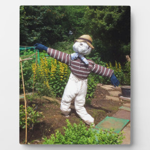 Funny scarecrow fotoplatte