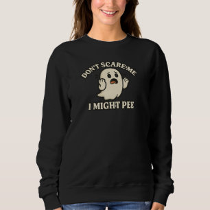 Funny Scared Ghost - "Keine Sorge, ich mag pissen" Sweatshirt