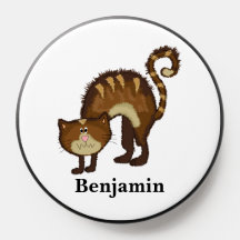 Funny Scatch Cat Cartoon Personalisiert