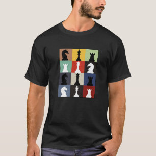 Funny Schach Board T-Shirt Game Spaß Set Geschenk