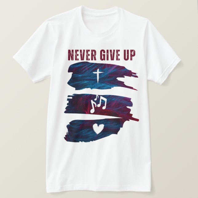 Funny Schach Es ist ein nie aufgebender T - Shirt (Design vorne)