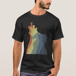 Funny Schach Pieces Board Spiel Lover Player Thema T-Shirt