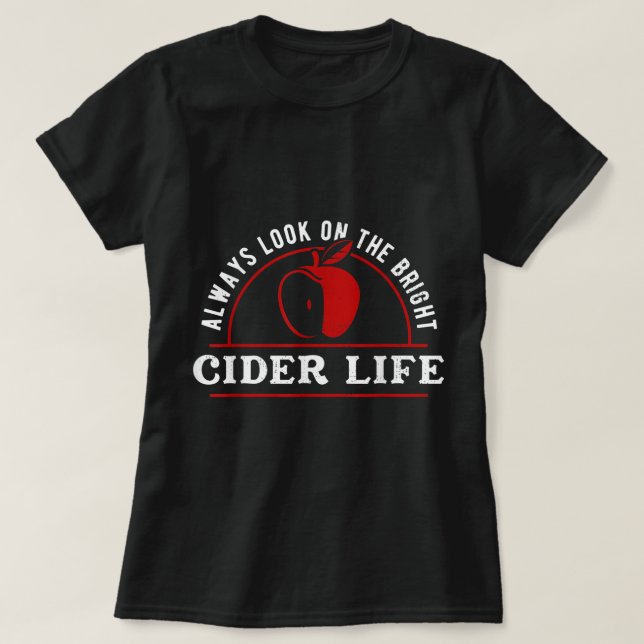 Funny schauen immer auf den helleren Apfel des Cid T-Shirt (Design vorne)