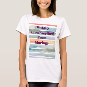 Funny Scheidung Freiheit jubelt nach Neuanfang T-Shirt