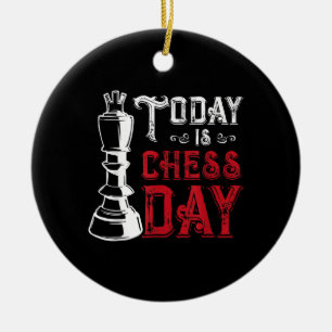 Funny Schess King Casting Design Keramik Ornament