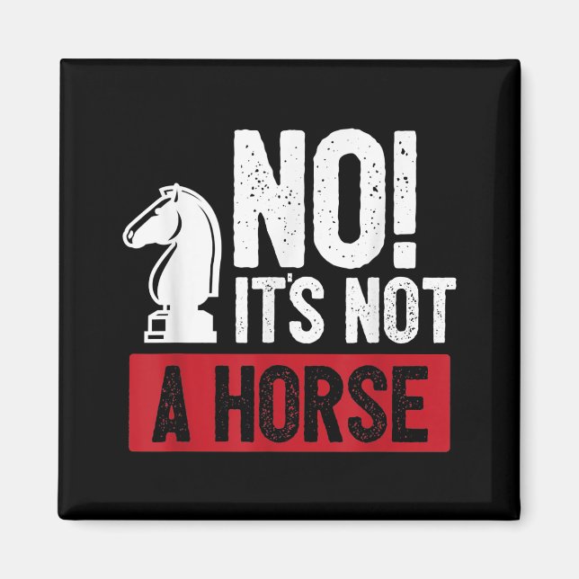 Funny Schess King Casting Design Magnet (Vorne)