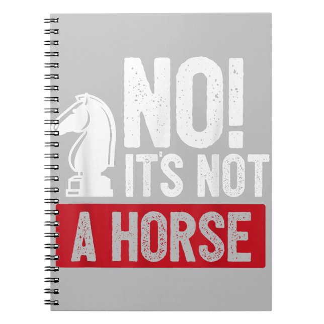 Funny Schess King Casting Design Notizblock (Vorderseite)