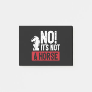 Funny Schess King Casting Design Post-it Klebezettel