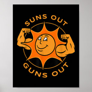 Funny schickt uns ein Sommergeschenk für Bodybuild Poster