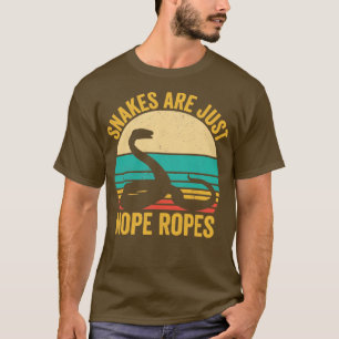 Funny Schlange sind nur Nope Ropes Retro T-Shirt