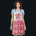 Funny Schlicht Bagels Sprinkled Donut Niedliches M Schürze<br><div class="desc">Lustvolle und coole Schürze,  um das Kochen noch angenehmer zu machen. Personalisiertes Geschenk für Familie und Freunde,  die Liebe Kochen,  Backen und probieren neue Rezepte in der Küche. Passen Sie die Formulierung an Ihren Anlass an. Mit dem Design-Tool können Sie den Schriftart-,  Schriftart- und Schriftart-Typ weiter ändern.</div>