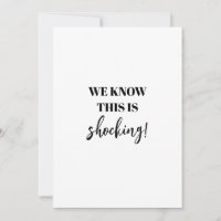 Funny schockierend endlich heiraten