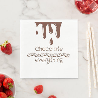 Funny Schokolade Serviette