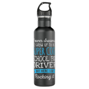 Funny School Bus Fahrer Tshirt Aufwertung Geschenk Edelstahlflasche