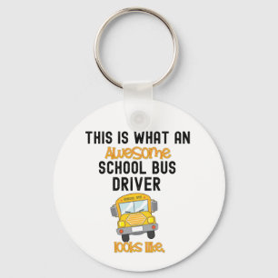 Funny School Busfahrer Das ist das, was ein phanta Schlüsselanhänger