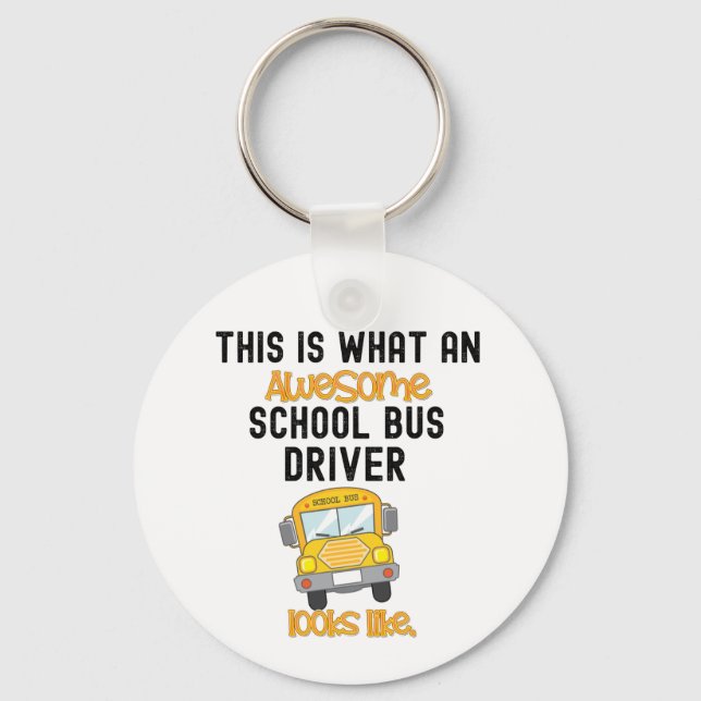 Funny School Busfahrer Das ist das, was ein phanta Schlüsselanhänger (Vorderseite)