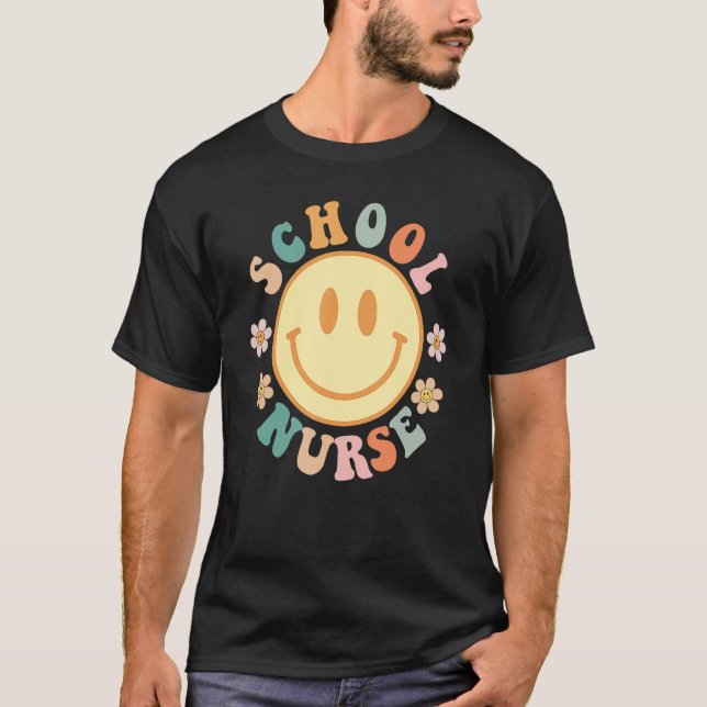 Funny School Nurse Graphic Tees Tops Back To Schoo (Vorderseite)