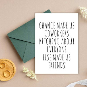 Funny School ou collège bestie carte hilarante