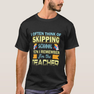 Funny School Uni Lehrer Grafik Plus Größe T-Shirt