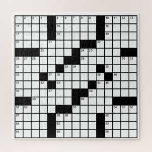 Funny Schwarz-weiß Crossword Puzzle Game