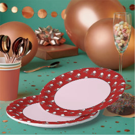 Funny Schwarz-weiß Jolly Kitty Pirate Skull Bones Pappteller