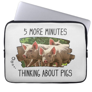 Funny Schweine Laptop Sleeve