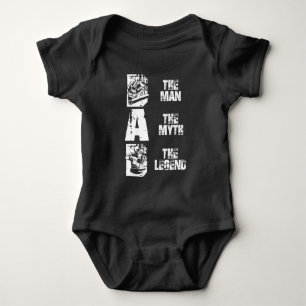 Funny Schweißen Vater Man Myth Legend Vater Welde Baby Strampler