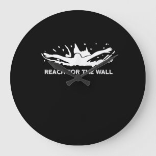 Funny Schwimmen Geschenk Schwimmer Sport Schwimmer Große Wanduhr