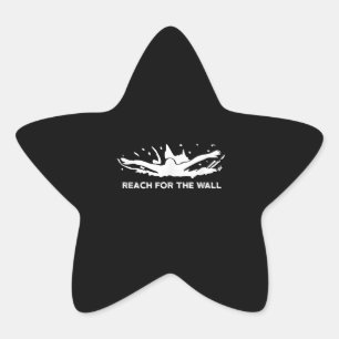 Funny Schwimmen Geschenk Schwimmer Sport Schwimmer Stern-Aufkleber