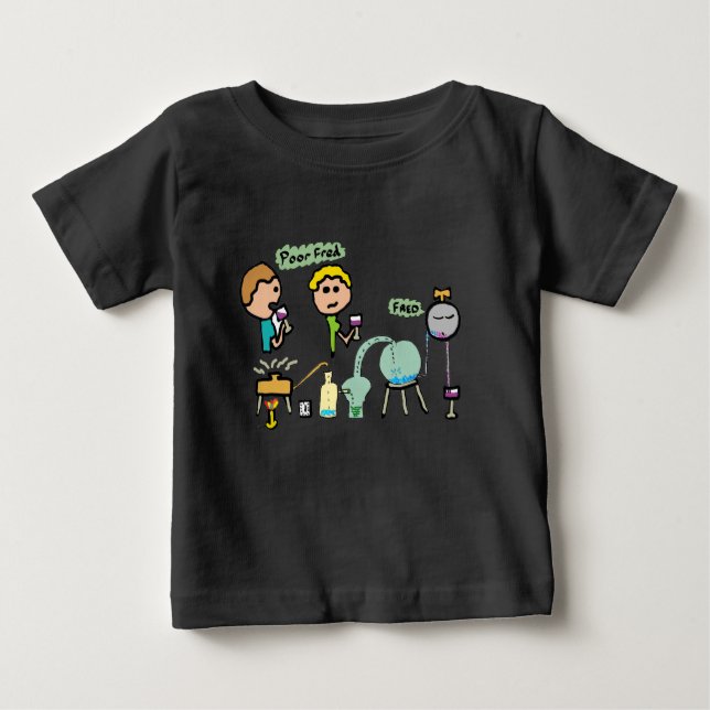 Funny Science Baby T-shirt (Vorderseite)
