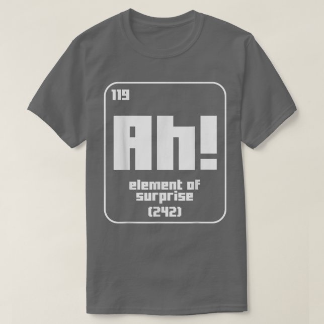 Funny Science Chemistry Motivation Nerd Element Ge T-Shirt (Design vorne)