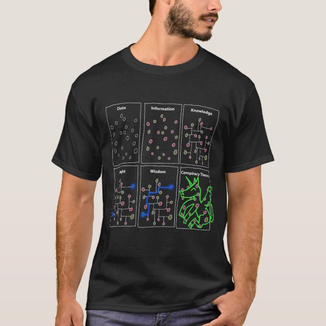 Funny Science design for Sarcastic Data T-Shirt (Vorderseite)