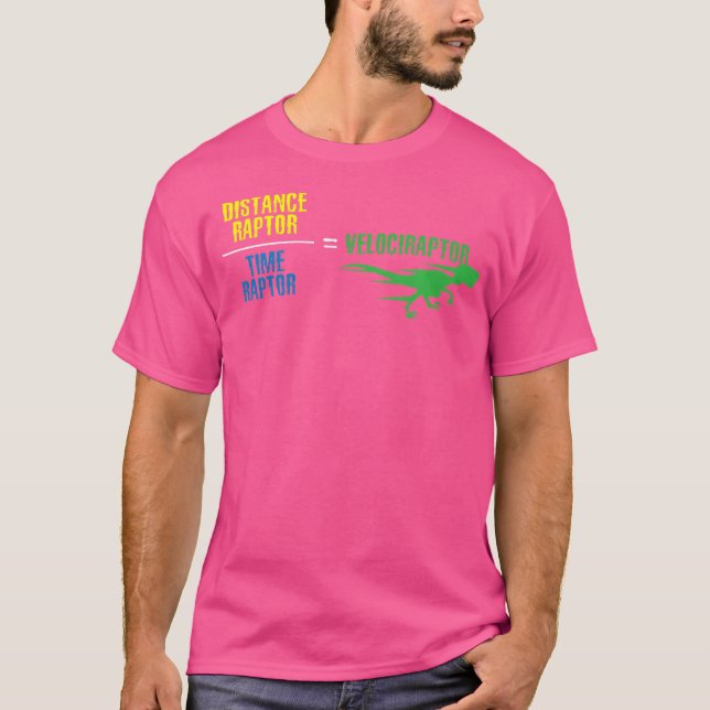 Funny Science Dinosaur T-Shirts Tshirt Raptor Dist (Vorderseite)