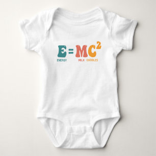 Funny Science E=MC2 Baby Strampler