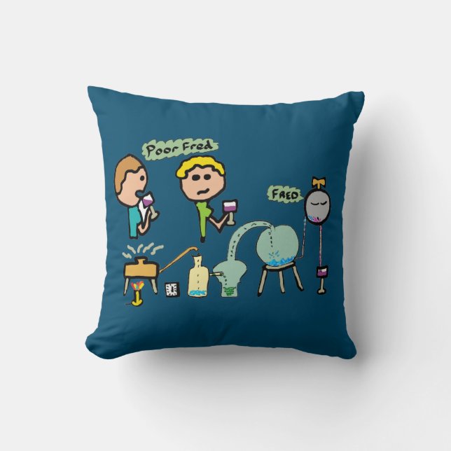 Funny Science Kissen (Vorderseite)