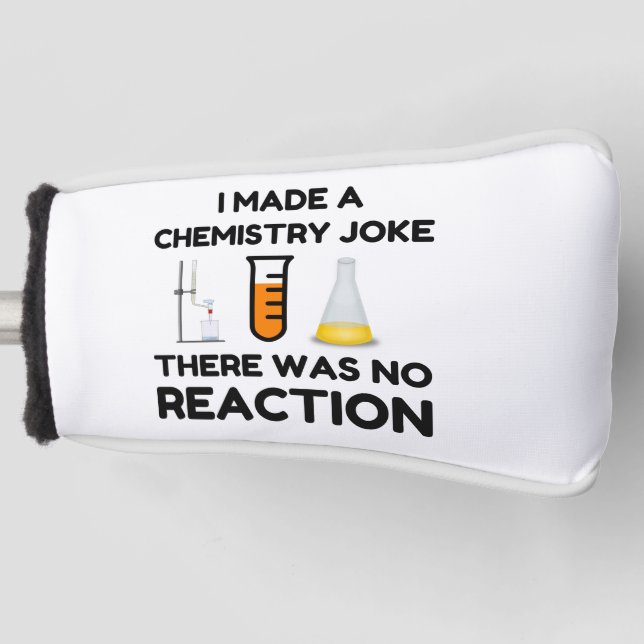 Funny Science lover Chemie Witz Golf Headcover (Vorderseite)