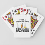 Funny Science lover Chemie Witz Spielkarten<br><div class="desc">Funny Science Chemistry Joke</div>