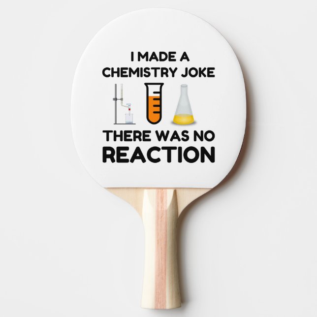 Funny Science lover Chemie Witz Tischtennis Schläger (Vorderseite)