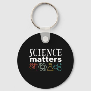 Funny Science Matters Geek und Nerd Scientist Schlüsselanhänger