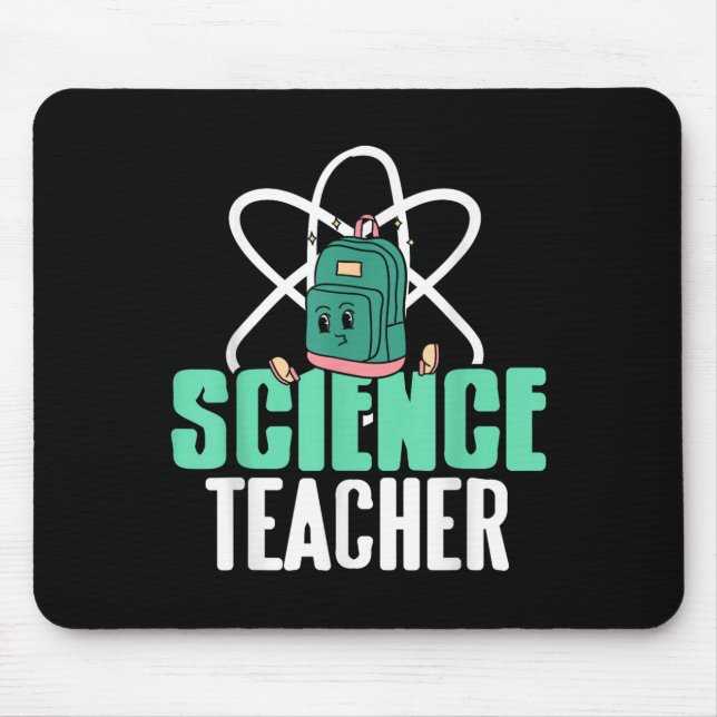 Funny Science Teacher Backpack School Humor  Mousepad (Vorne)