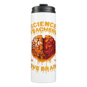 Funny Science Teachers Liebe Brains Halloween Teac Thermosbecher