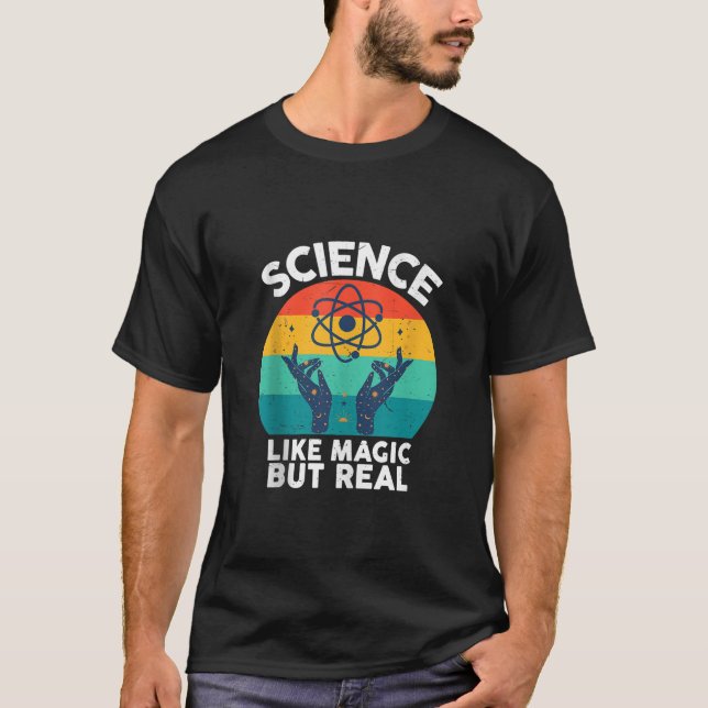 Funny Sciences Science is like magic but real Tank (Vorderseite)