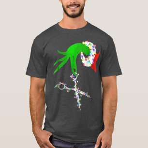 Funny Scissy Friseur Weihnachtsmann Weihnachtsfest T-Shirt
