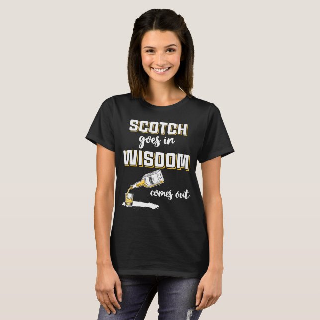 Funny Scotch Scottish Whiskey T-Shirt (Vorne ganz)