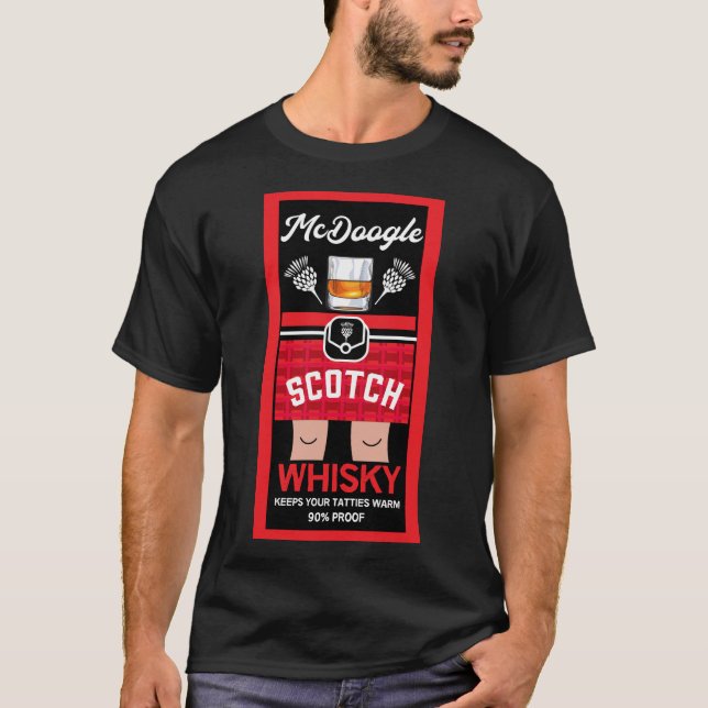 Funny Scotch Whisky T - Shirt (Vorderseite)