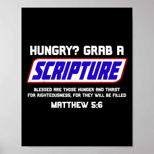 Funny Scripting, Bible Verse, berühmtes Skriptu Poster (Vorne)