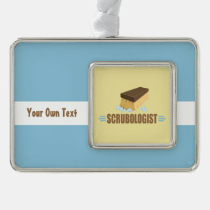 Funny Scrubologist Rahmen-Ornament Silber