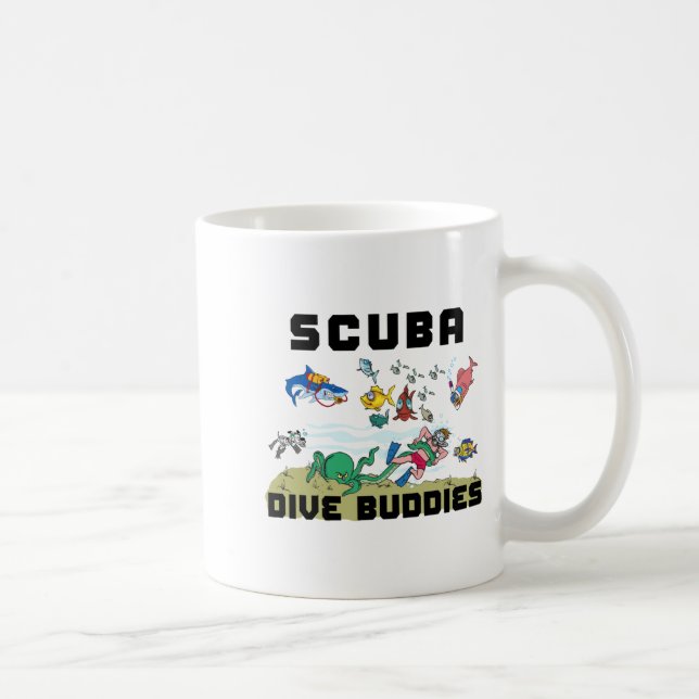Funny Scuba Dive Buddy  Kaffeetasse (Rechts)