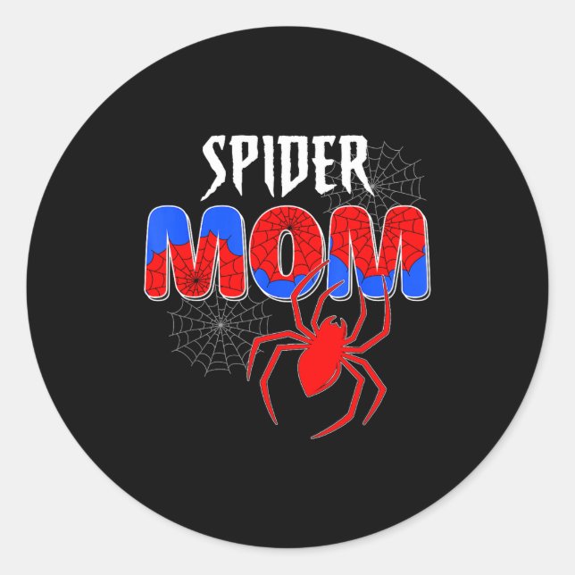 Funny Sders Mom Matching Family Birthday Mother's  Runder Aufkleber (Vorderseite)